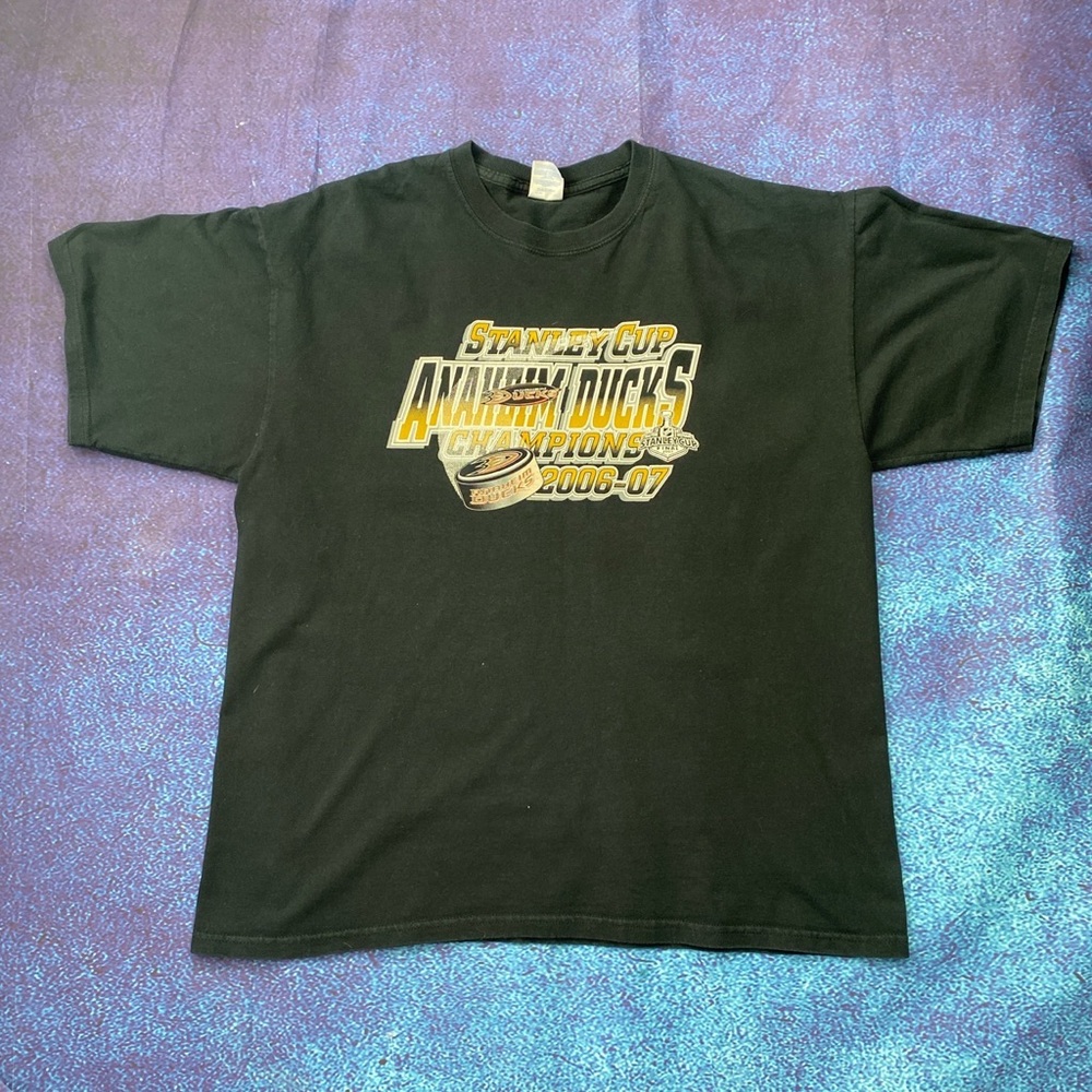 2007 Anaheim ducks Stanley Cup champions T-shirt